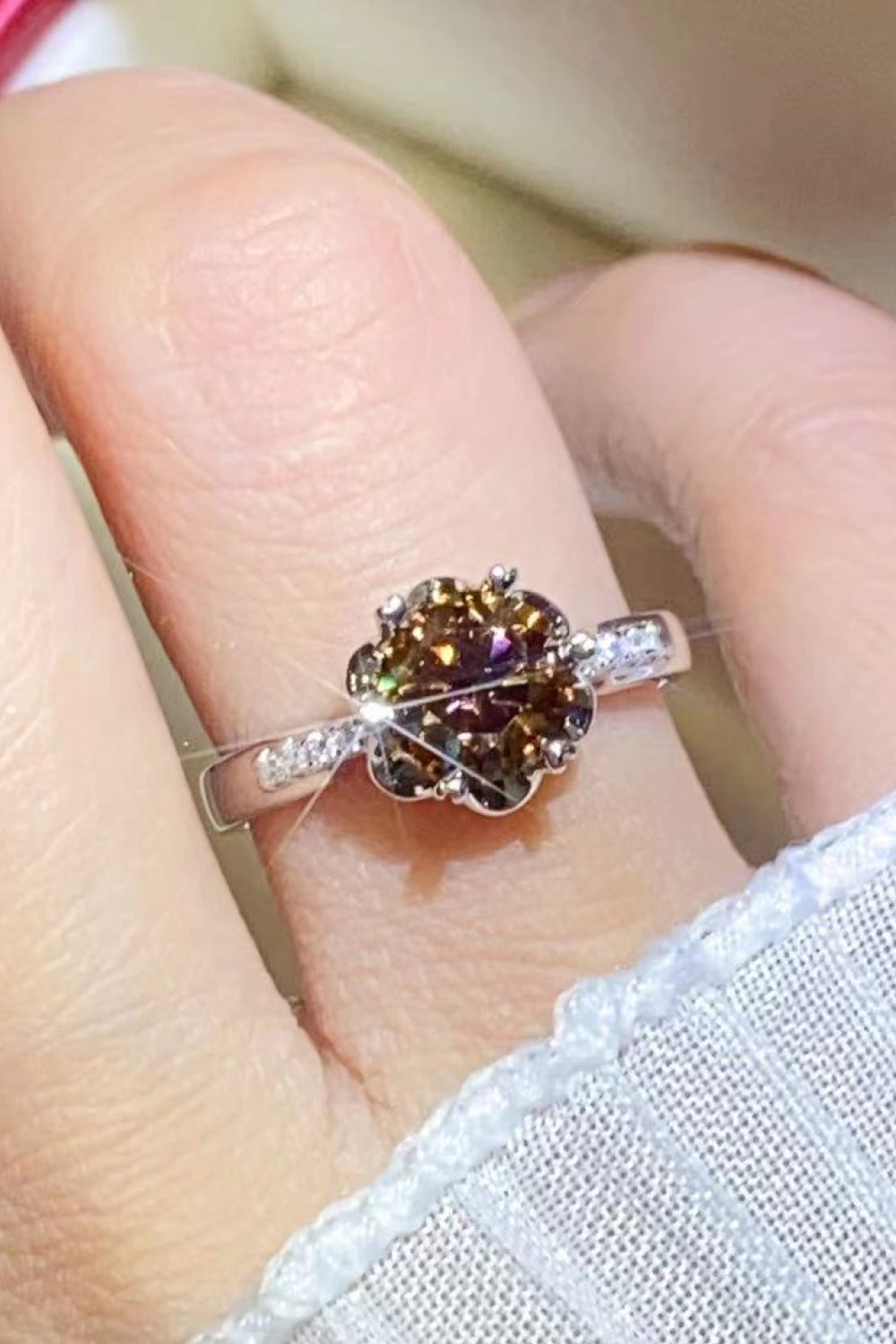 Shining For You 2 Carat Moissanite Ring