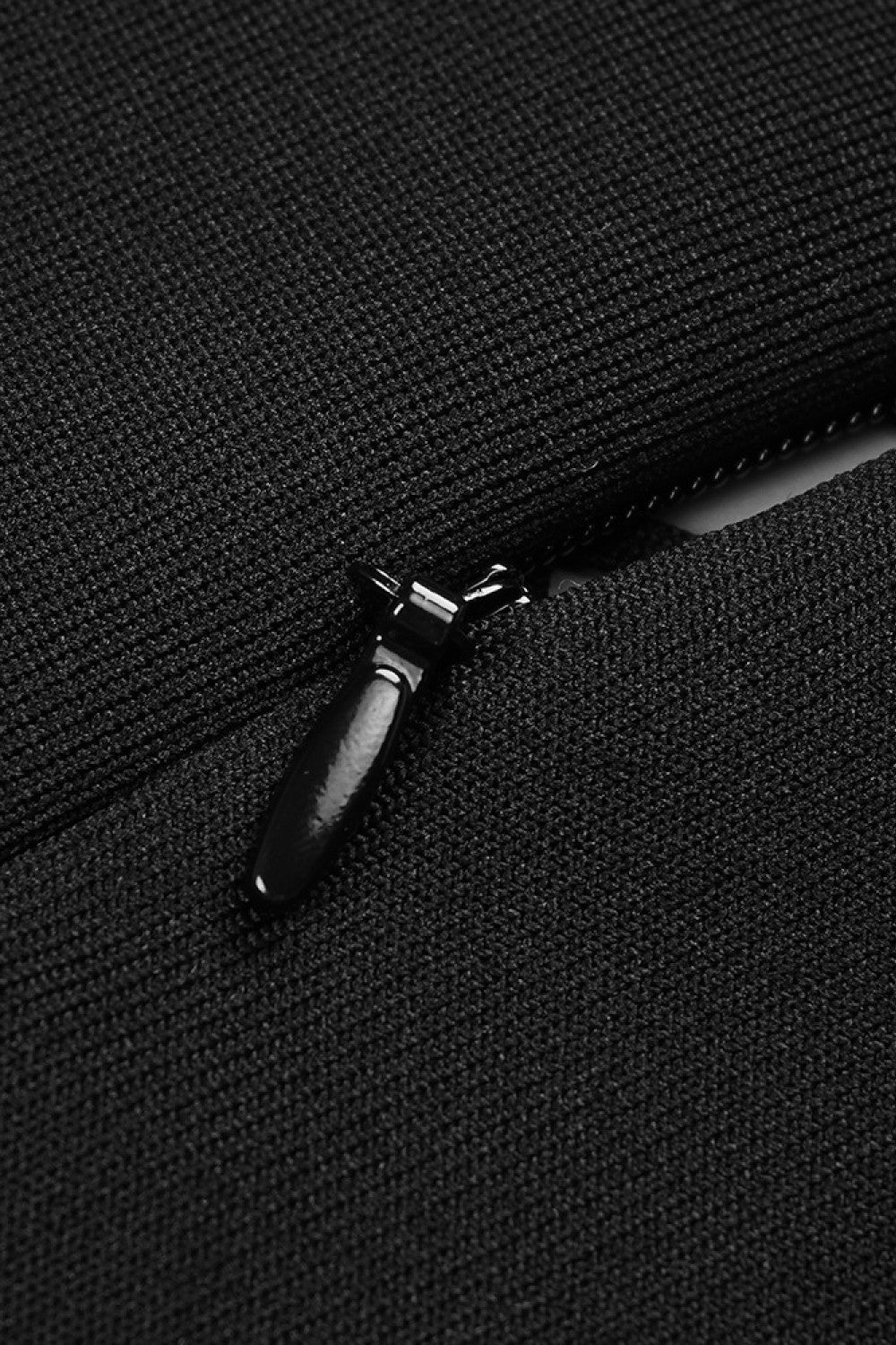 Cat Style Lace-Up Strapless Slit Dress