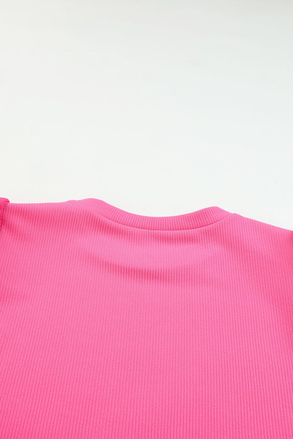 Round Neck Puff Sleeve Top