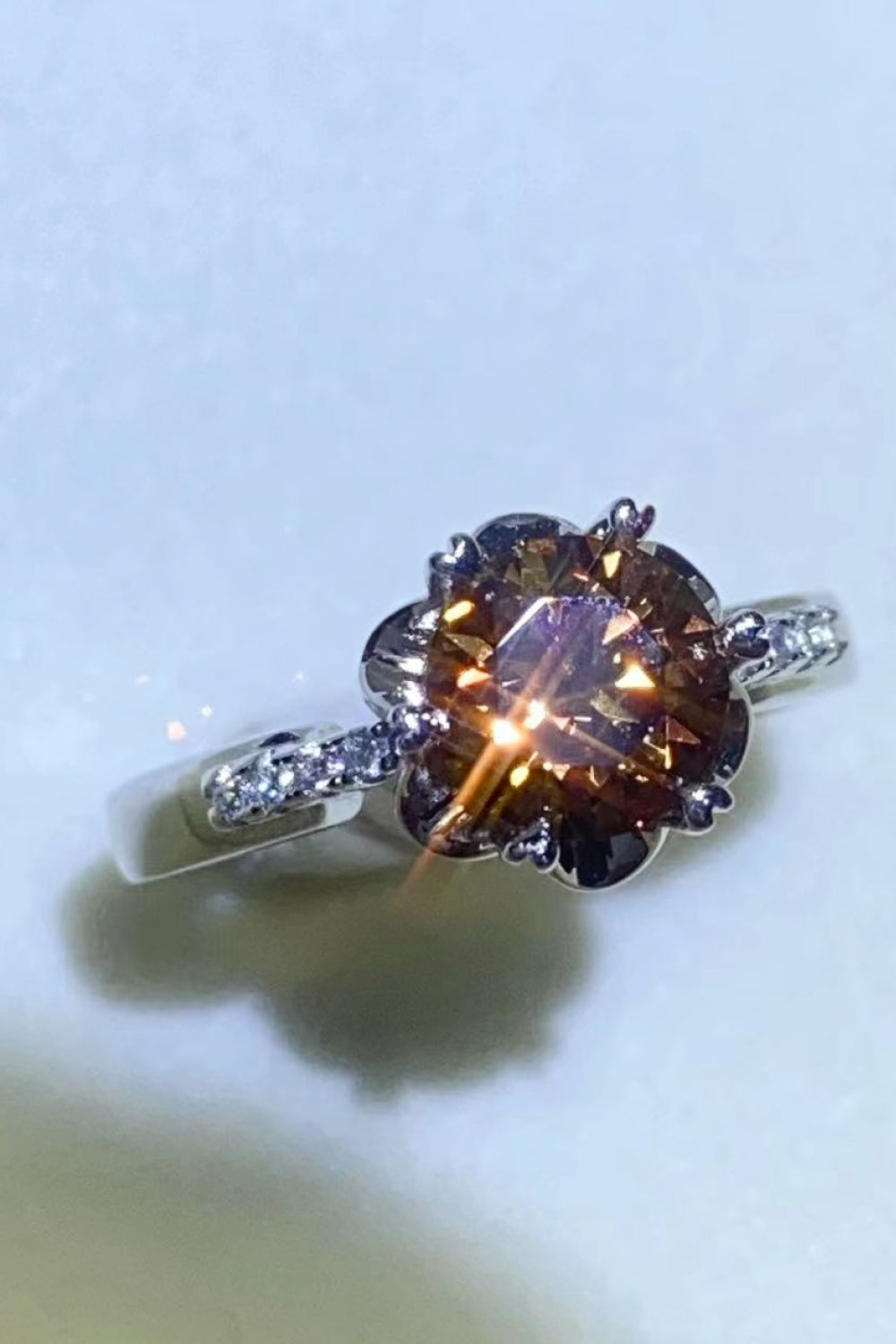 Shining For You 2 Carat Moissanite Ring