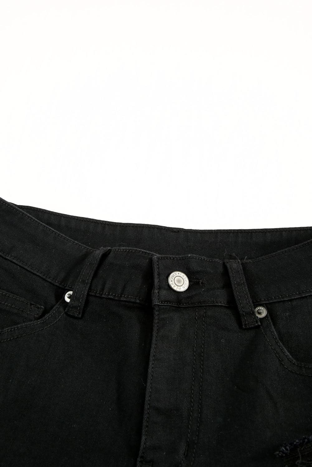 Distressed Cuffed Denim Shorts - Love culture store