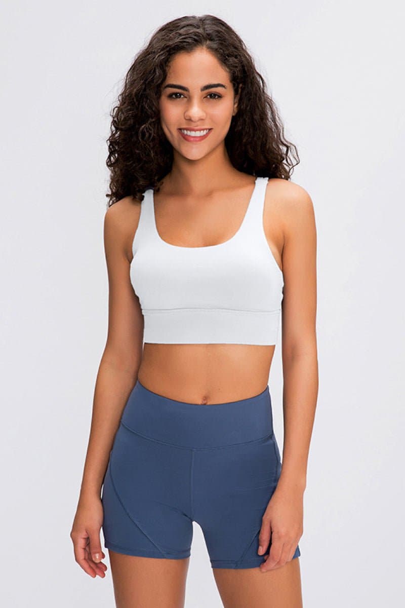 Double X Sports Bra - Basic Colors - Love culture store