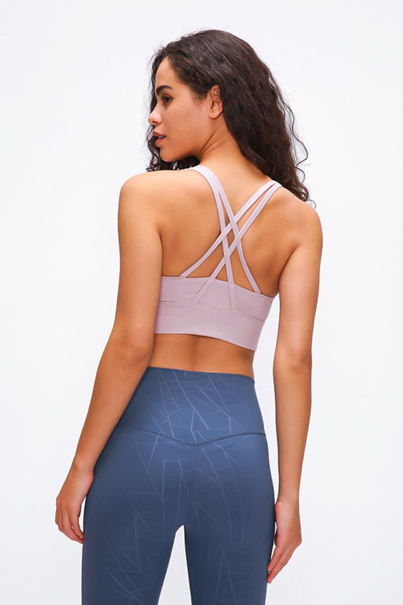 Double X Sports Bra - Basic Colors - Love culture store