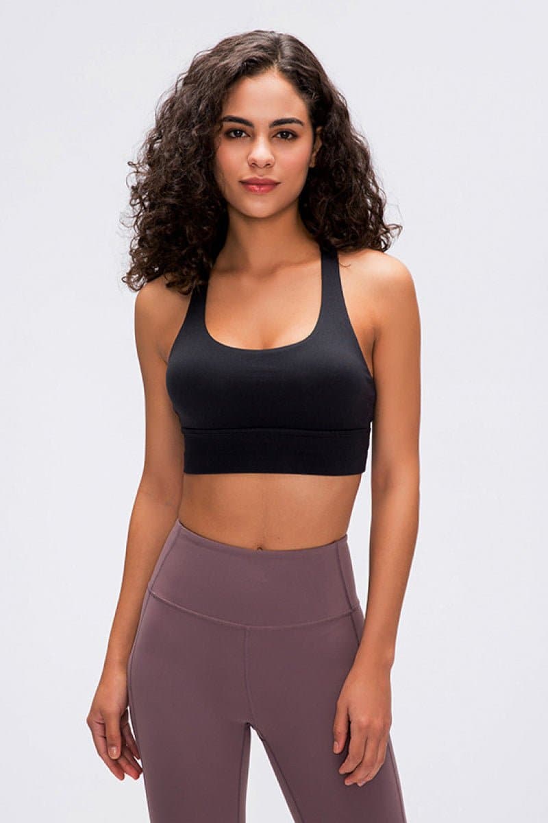 Double X Sports Bra - Basic Colors - Love culture store