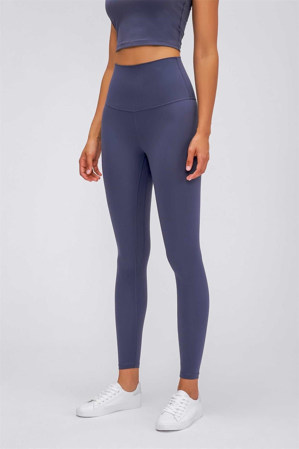 Feel Like Skin Elastic Waistband Yoga Leggings - Love culture store