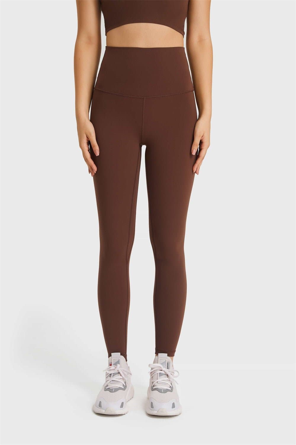 Feel Like Skin Elastic Waistband Yoga Leggings - Love culture store