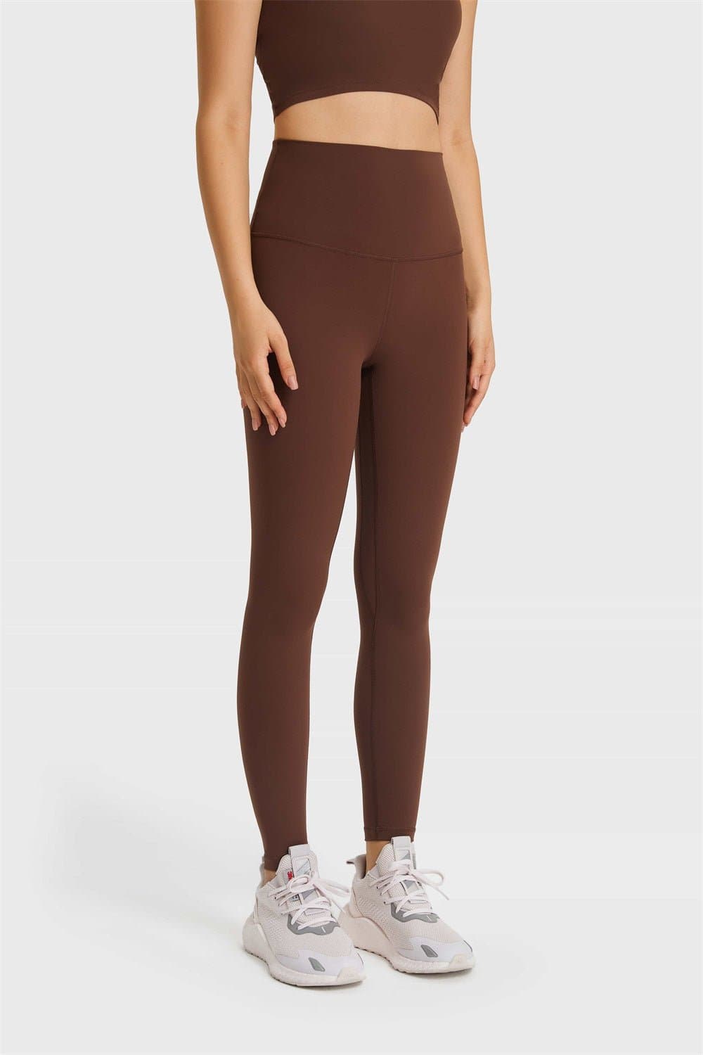 Feel Like Skin Elastic Waistband Yoga Leggings - Love culture store