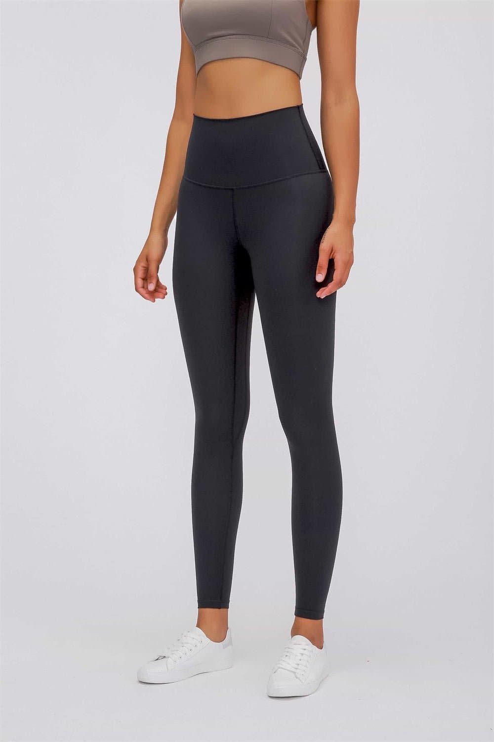 Feel Like Skin Elastic Waistband Yoga Leggings - Love culture store