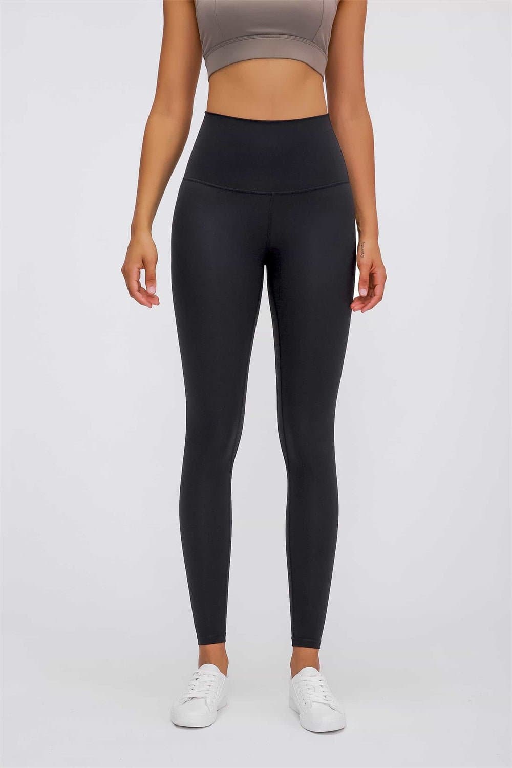 Feel Like Skin Elastic Waistband Yoga Leggings - Love culture store