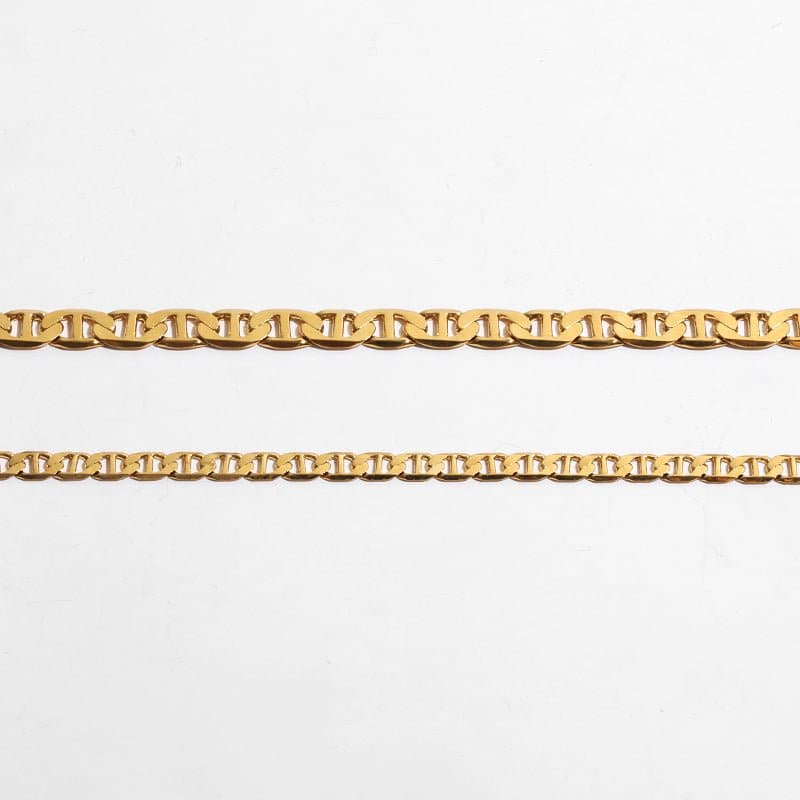 Gold Chain Geometric Inlay Necklace - Love culture store
