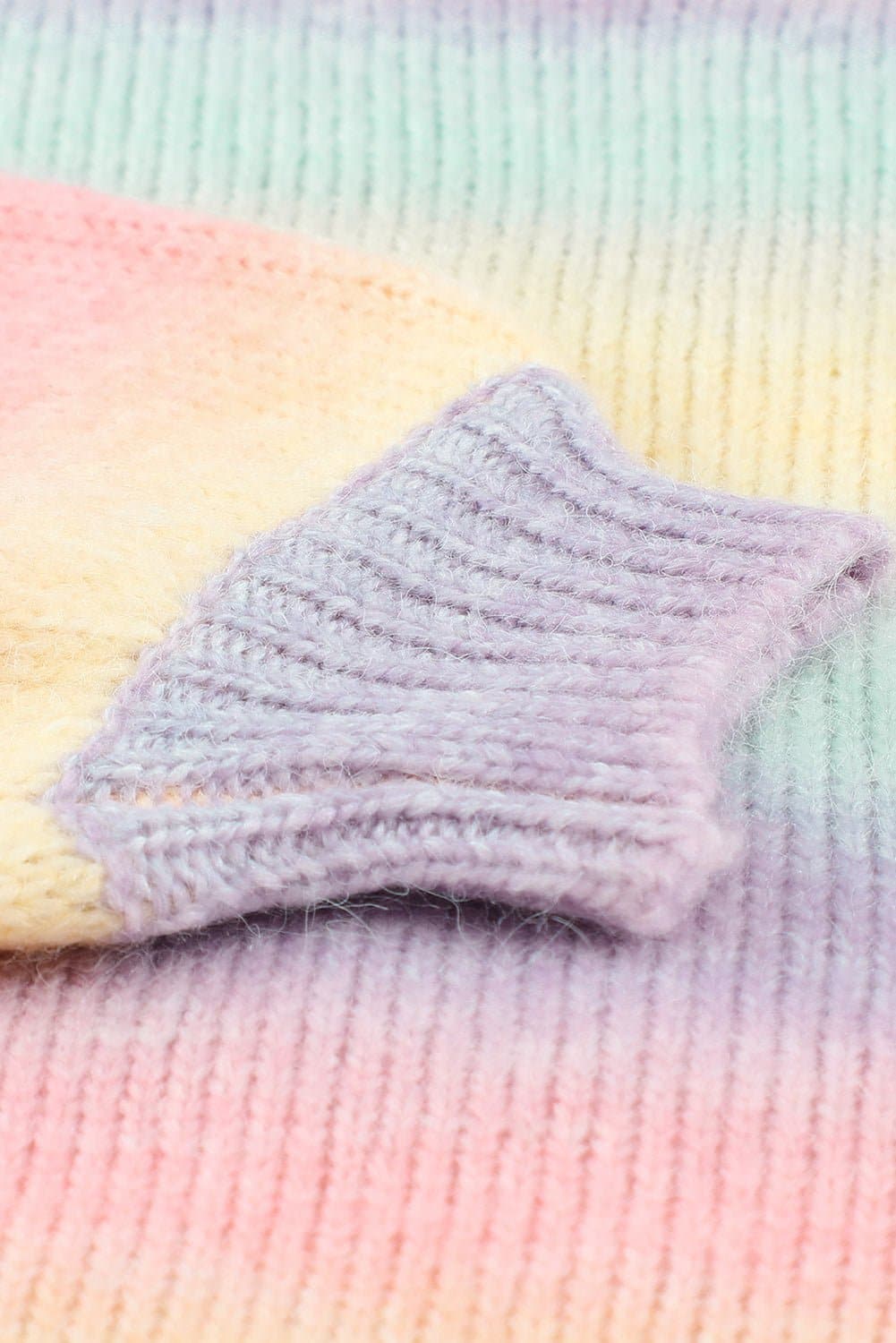 Gradient Stripes Bishop Sleeve Sweater - Love culture store