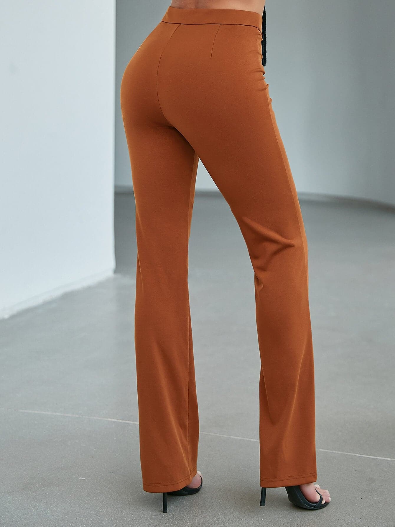 High-Rise Waist Straight Leg Pants - Love culture store
