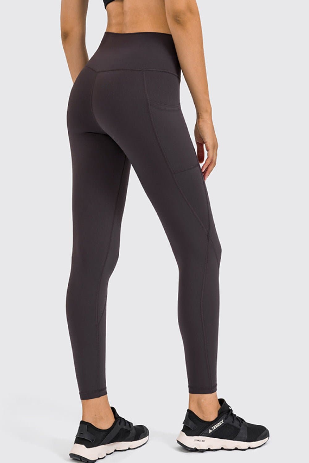 High Rise Yoga Leggings with Side Pocket - Love culture store
