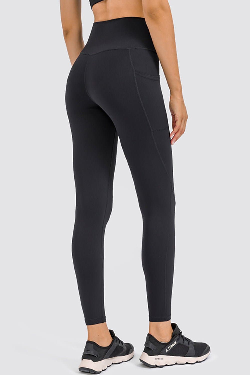 High Rise Yoga Leggings with Side Pocket - Love culture store