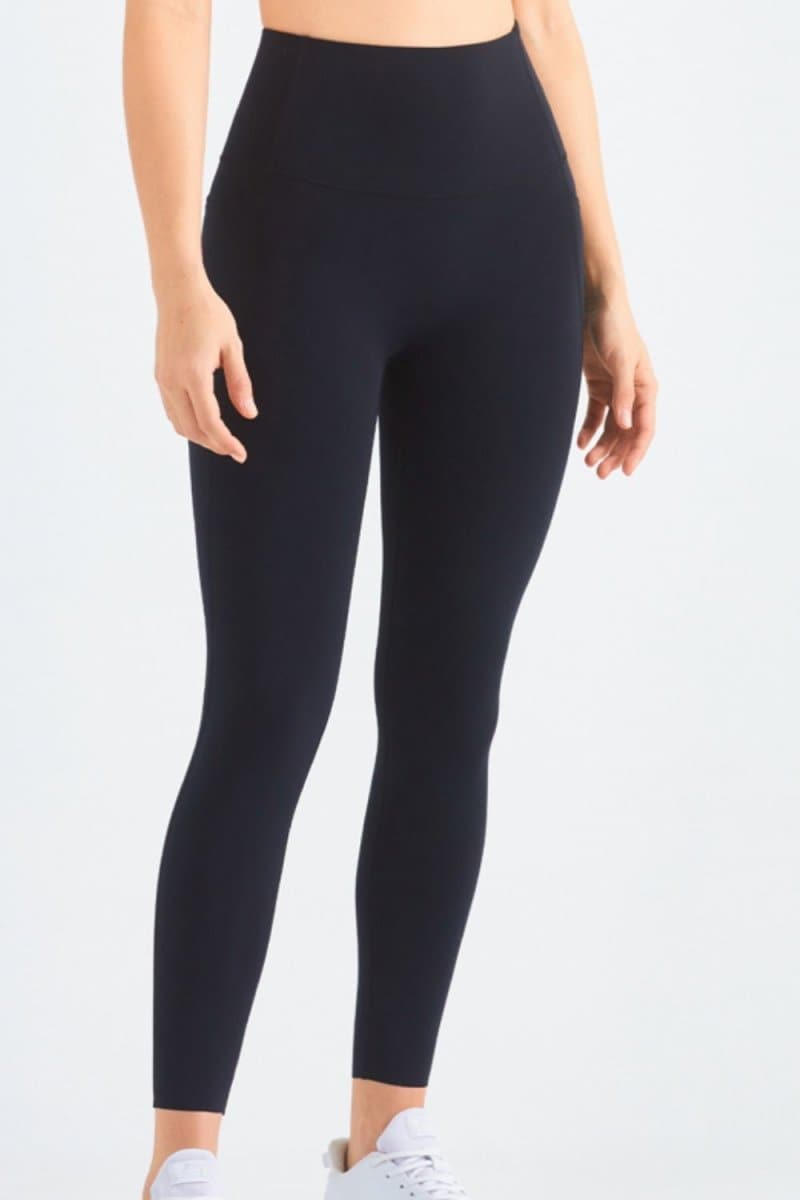Highly Stretchy Elastic Waistband Pocket Yoga Leggings - Love Culture