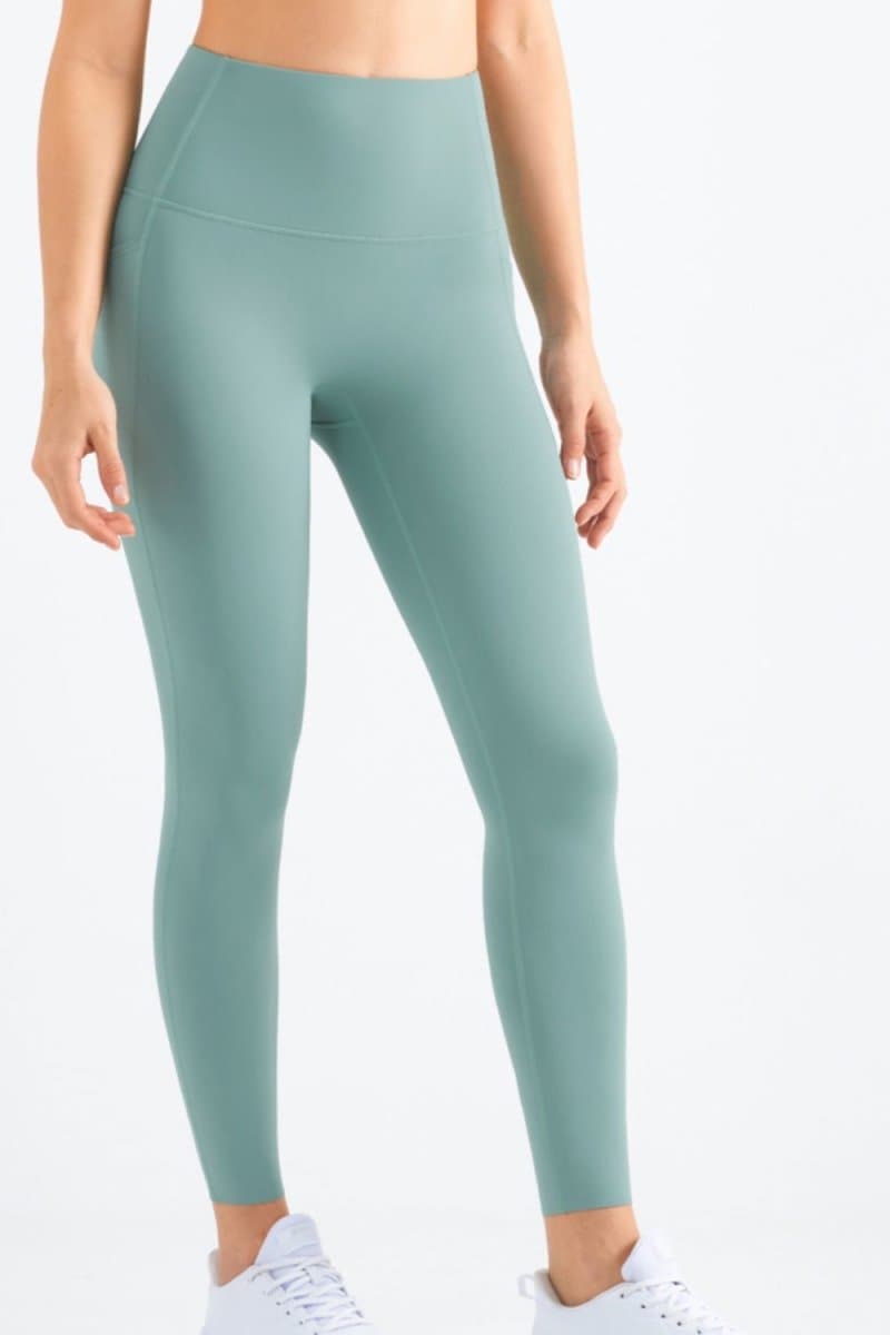 Highly Stretchy Elastic Waistband Pocket Yoga Leggings - Love Culture