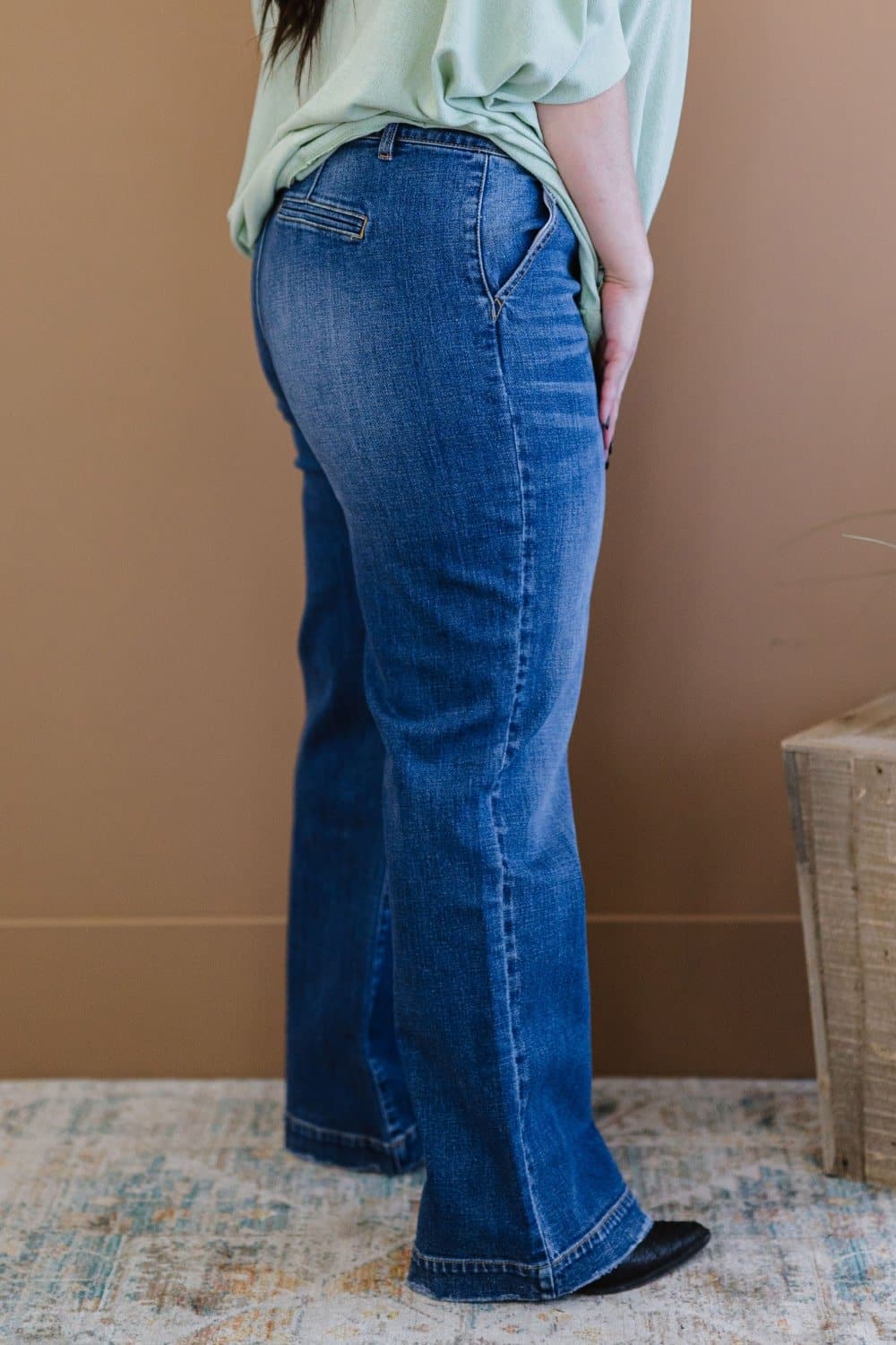 Kancan Girls Like Me Full Size Run Wide Leg Jeans - Love culture store