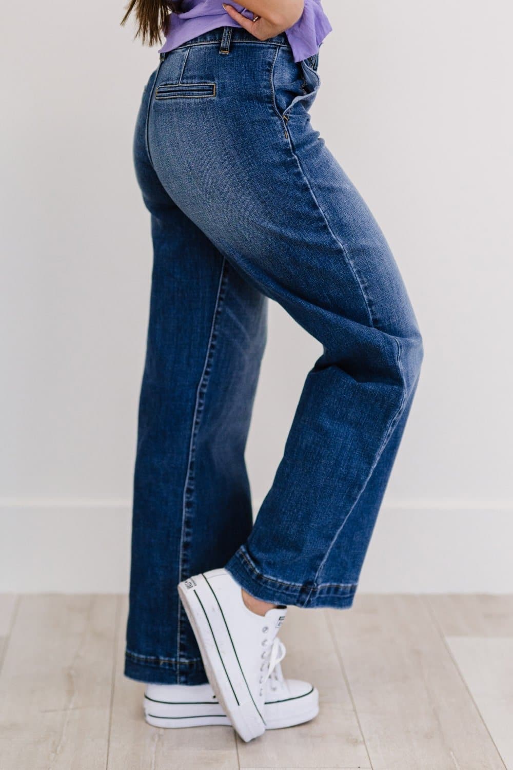 Kancan Girls Like Me Full Size Run Wide Leg Jeans - Love culture store
