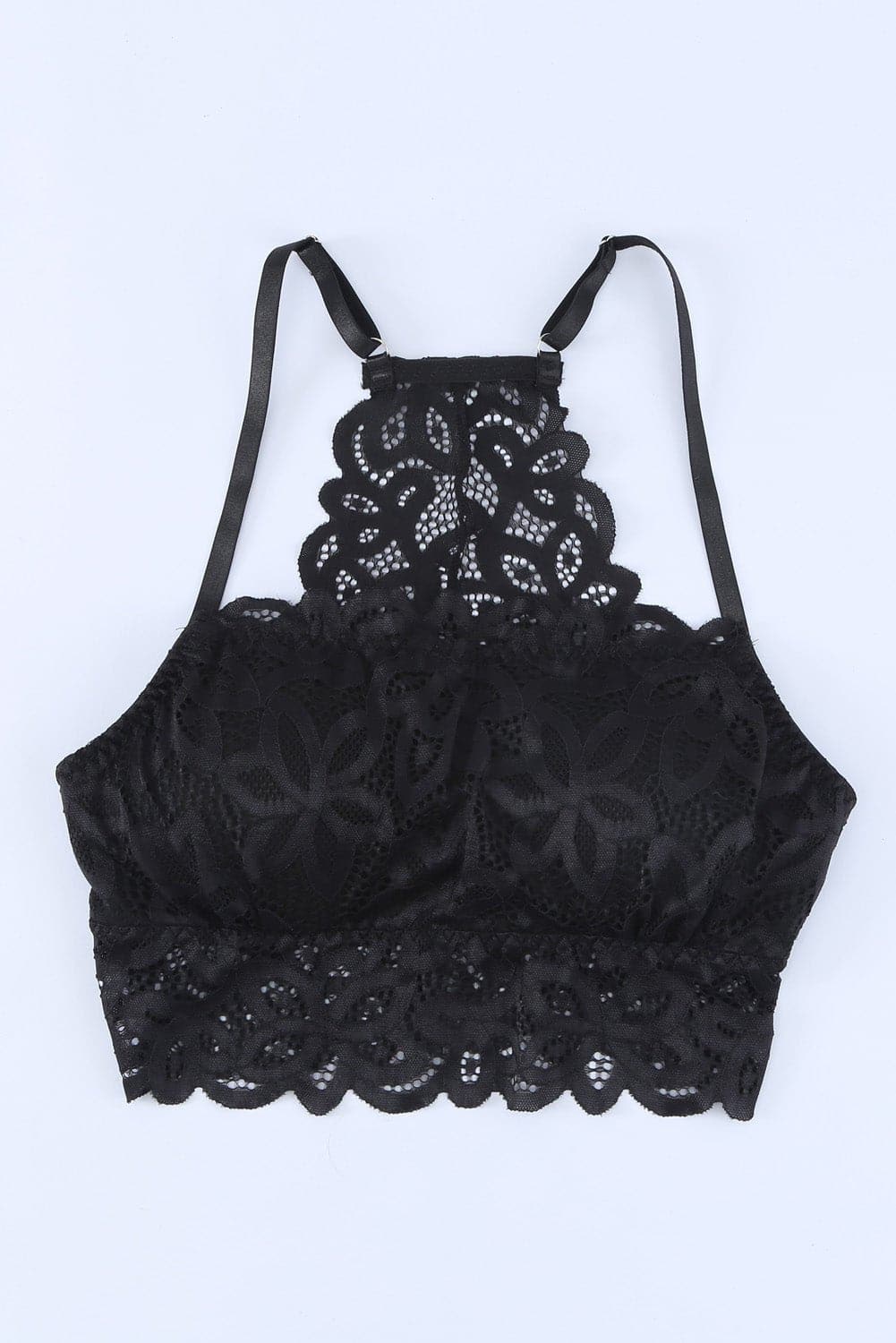 Lace Crochet Spaghetti Strap Bralette - Love culture store