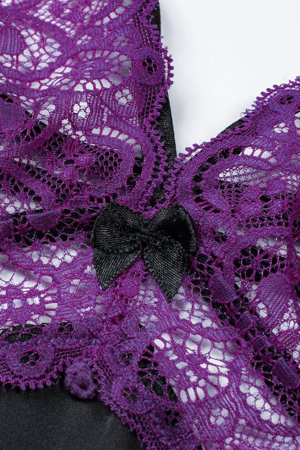 Lace Spice Satin Babydoll with Slit - Love culture store