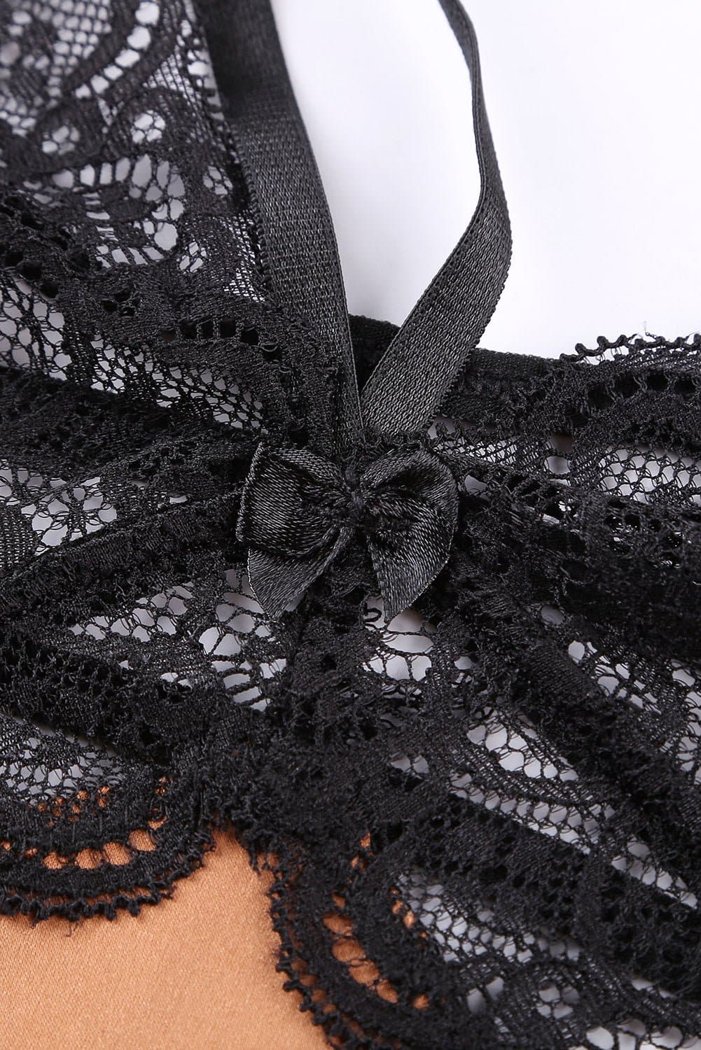 Lace Spice Satin Babydoll with Slit - Love culture store