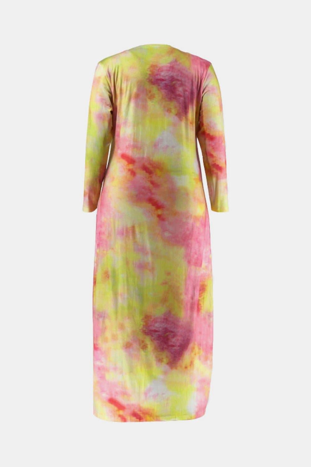 Plus Size Tie-Dye Sports Bra, Leggings, and Duster Kimono Set - Love culture store
