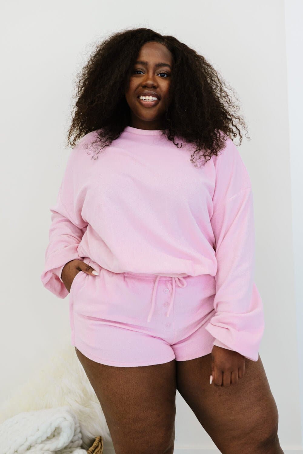 Sweet Generis Lucky One Full Size Run Terry Lounge Set - Love culture store