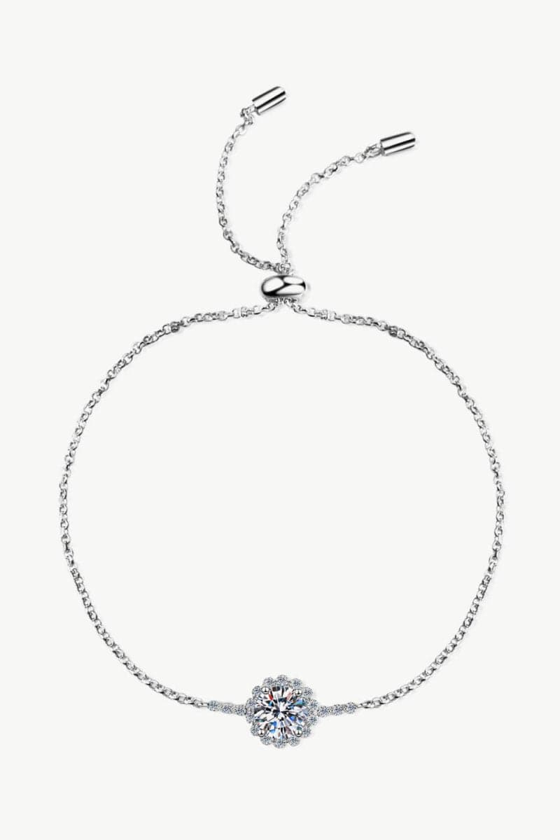 1 Carat Moissanite Chain Bracelet - Love Culture