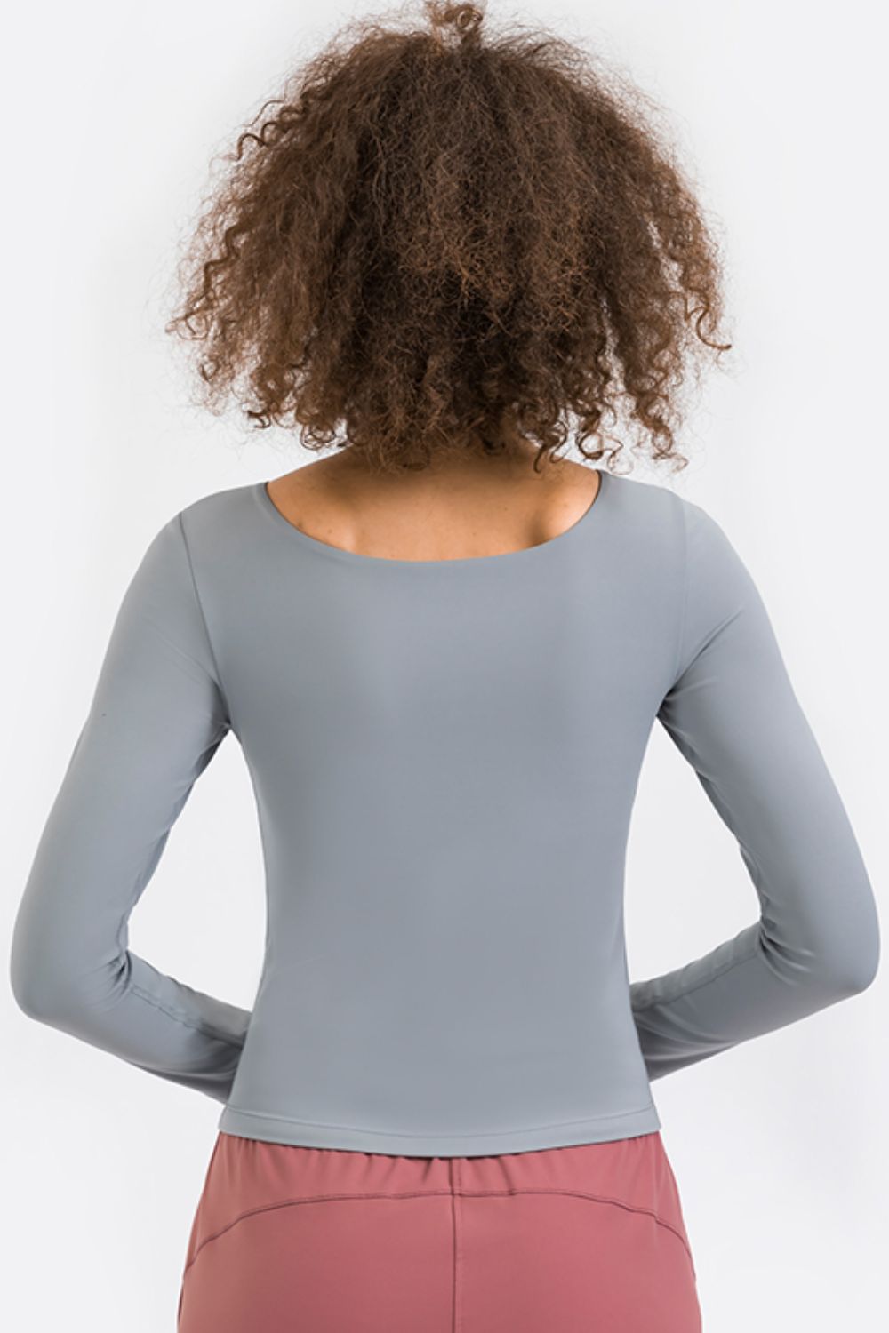 Feel Like Skin Highly Stretchy Long Sleeve Sports Top