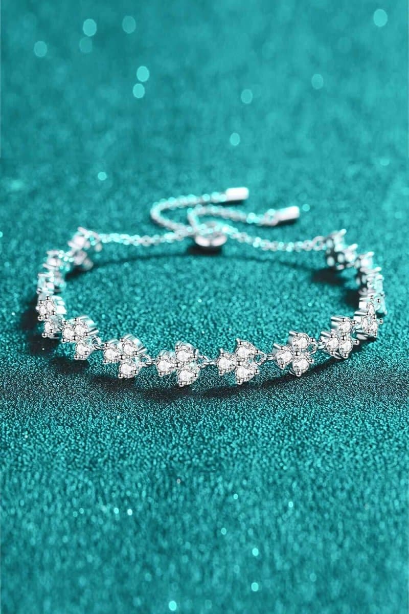 4.2 Carat Adjustable Moissanite Bracelet - Love Culture