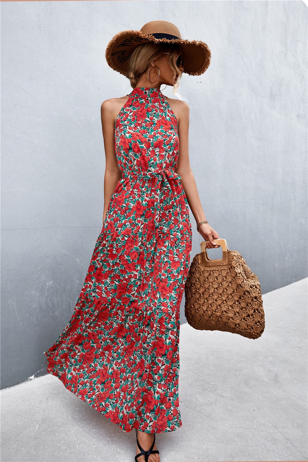 Love Culture Floral Dress Side Cutouts