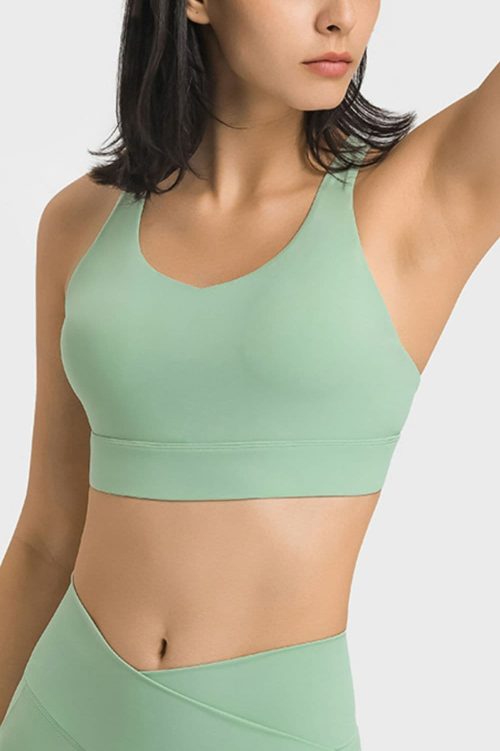 Breathable Crisscross Back Sports Bra - Love culture store