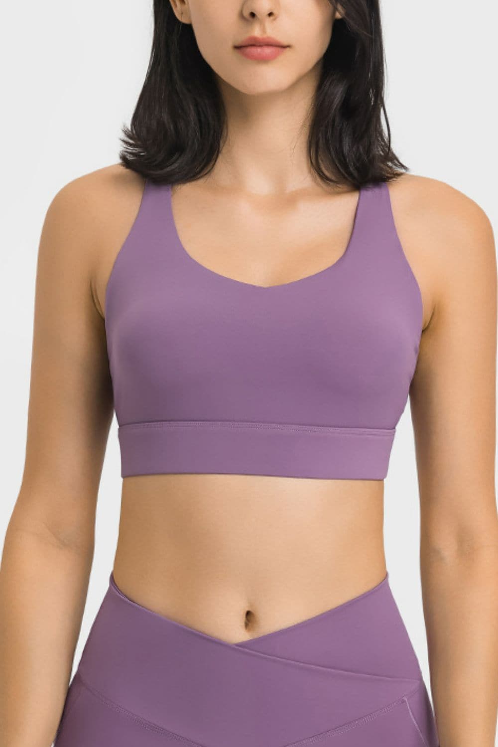 Breathable Crisscross Back Sports Bra - Love culture store