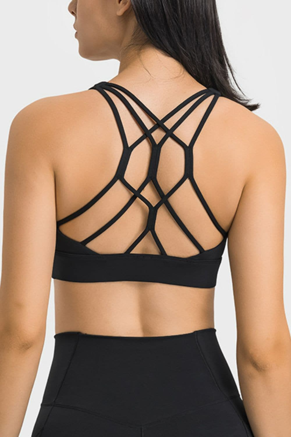 Breathable Crisscross Back Sports Bra - Love culture store