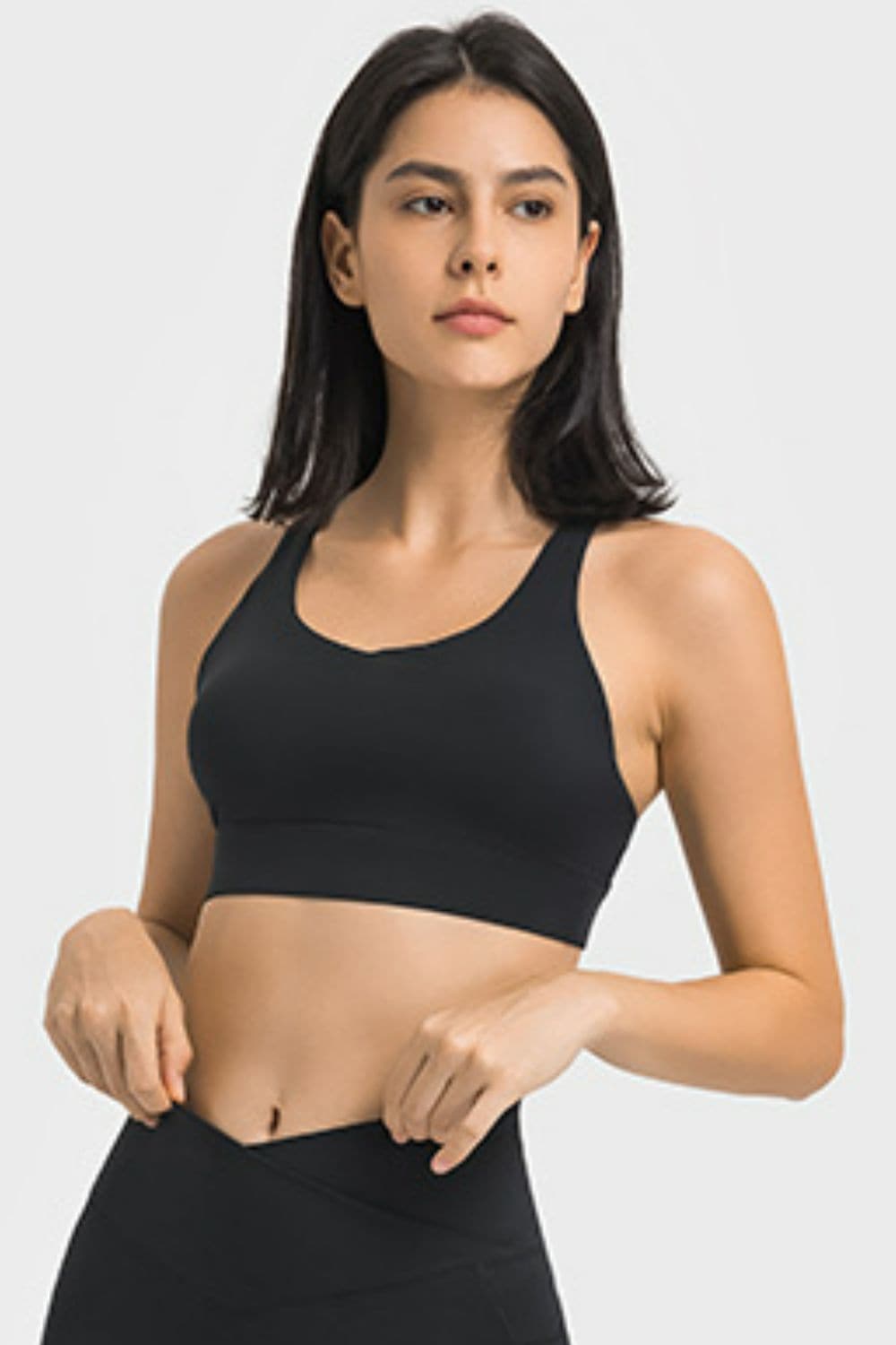 Breathable Crisscross Back Sports Bra - Love culture store