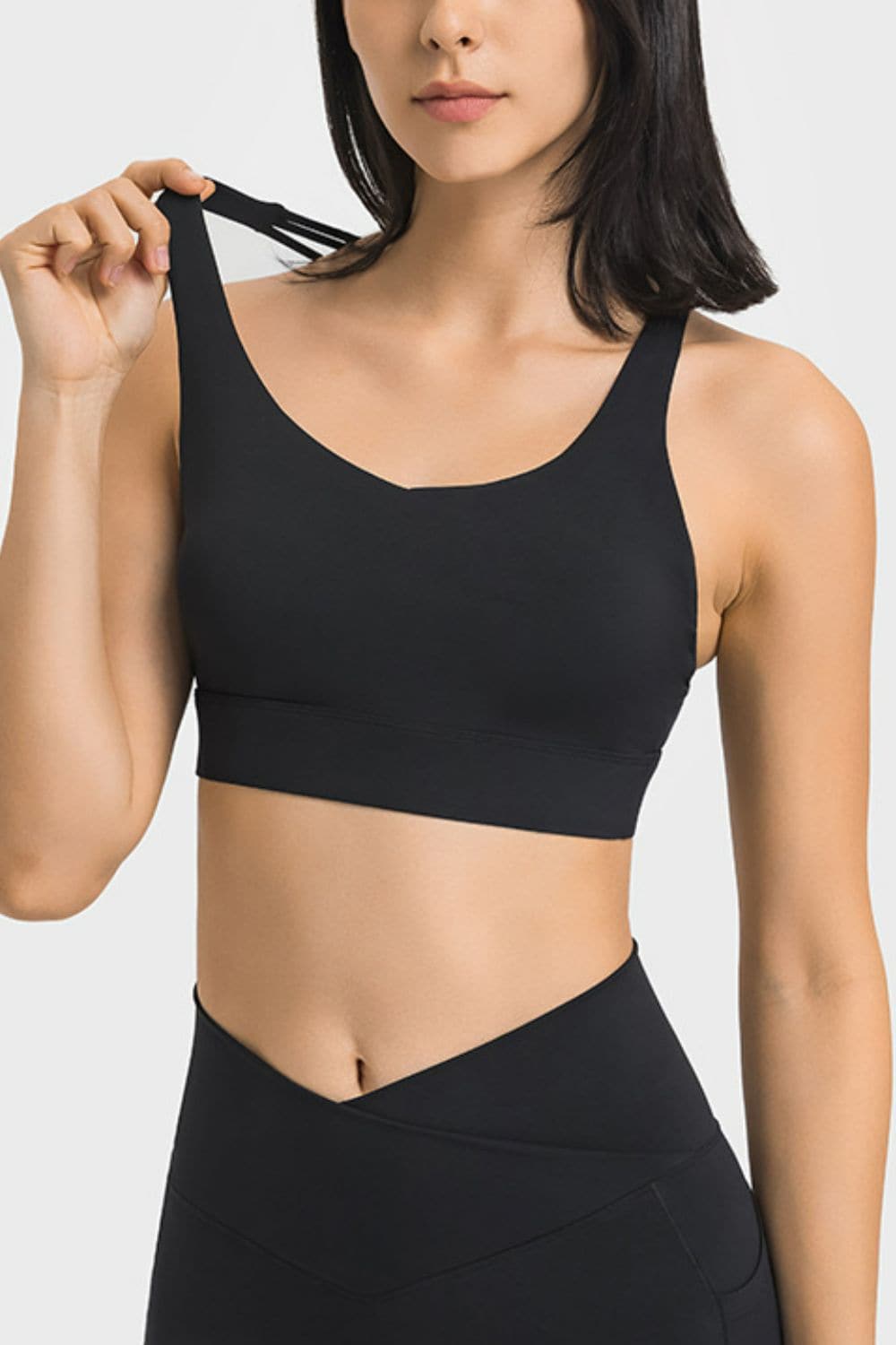 Breathable Crisscross Back Sports Bra - Love culture store