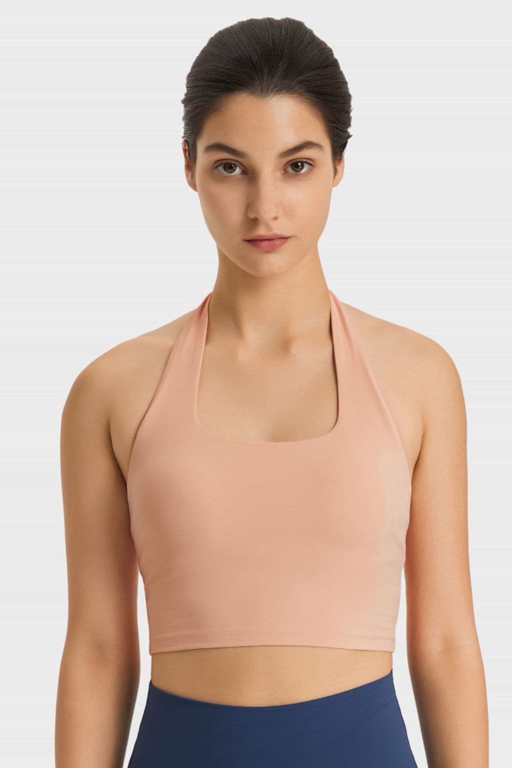 Breathable Halter Neck Sports Bra - Love culture store