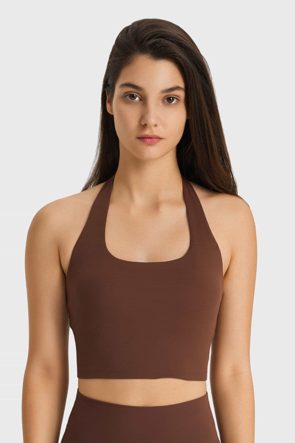 Breathable Halter Neck Sports Bra - Love culture store