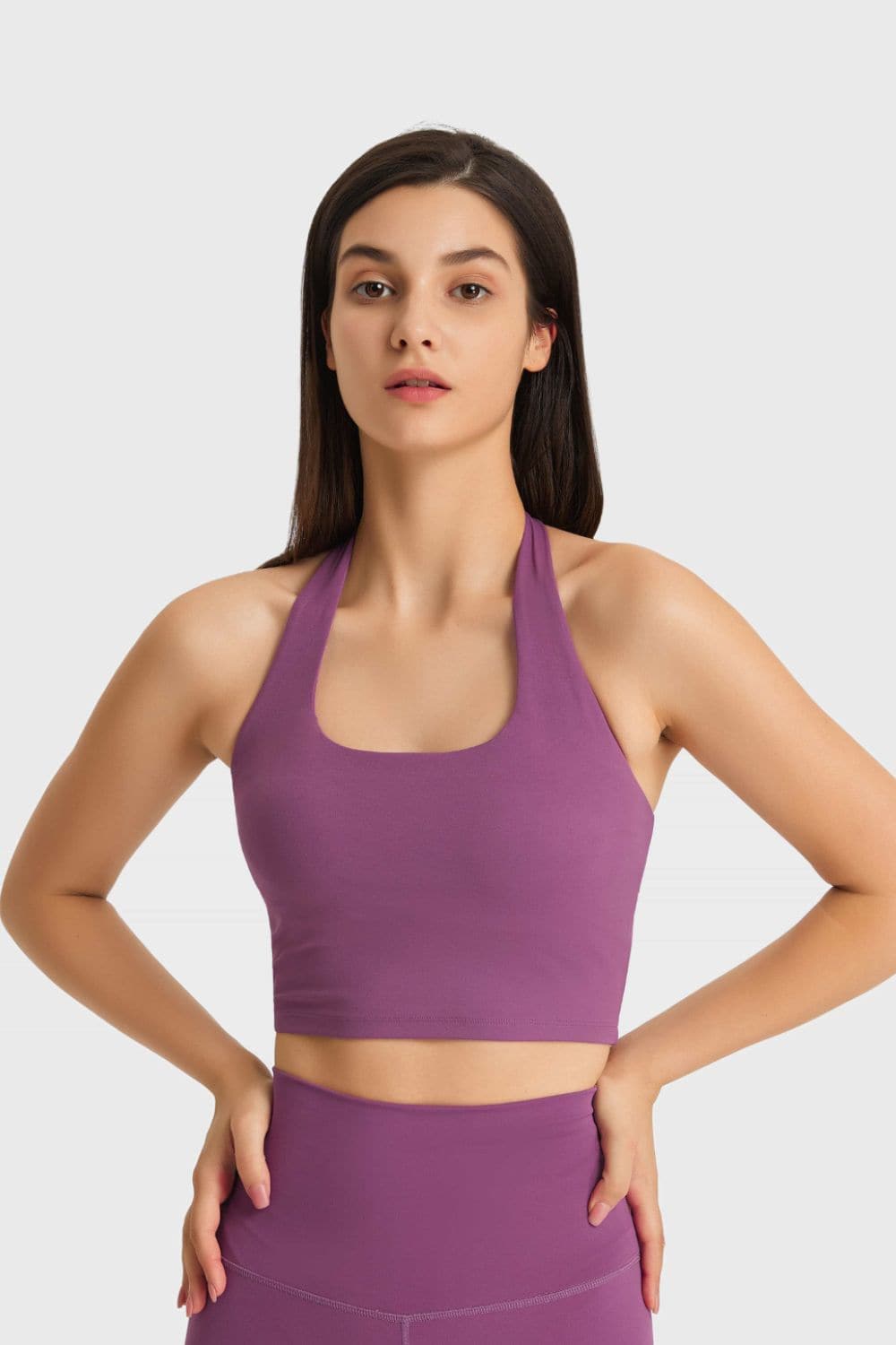 Breathable Halter Neck Sports Bra - Love culture store