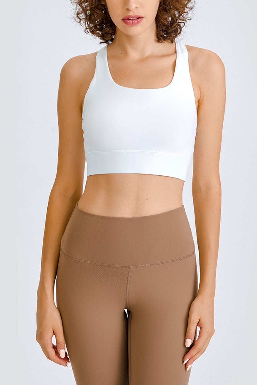 Cross Back Yoga Crop Top - Love culture store