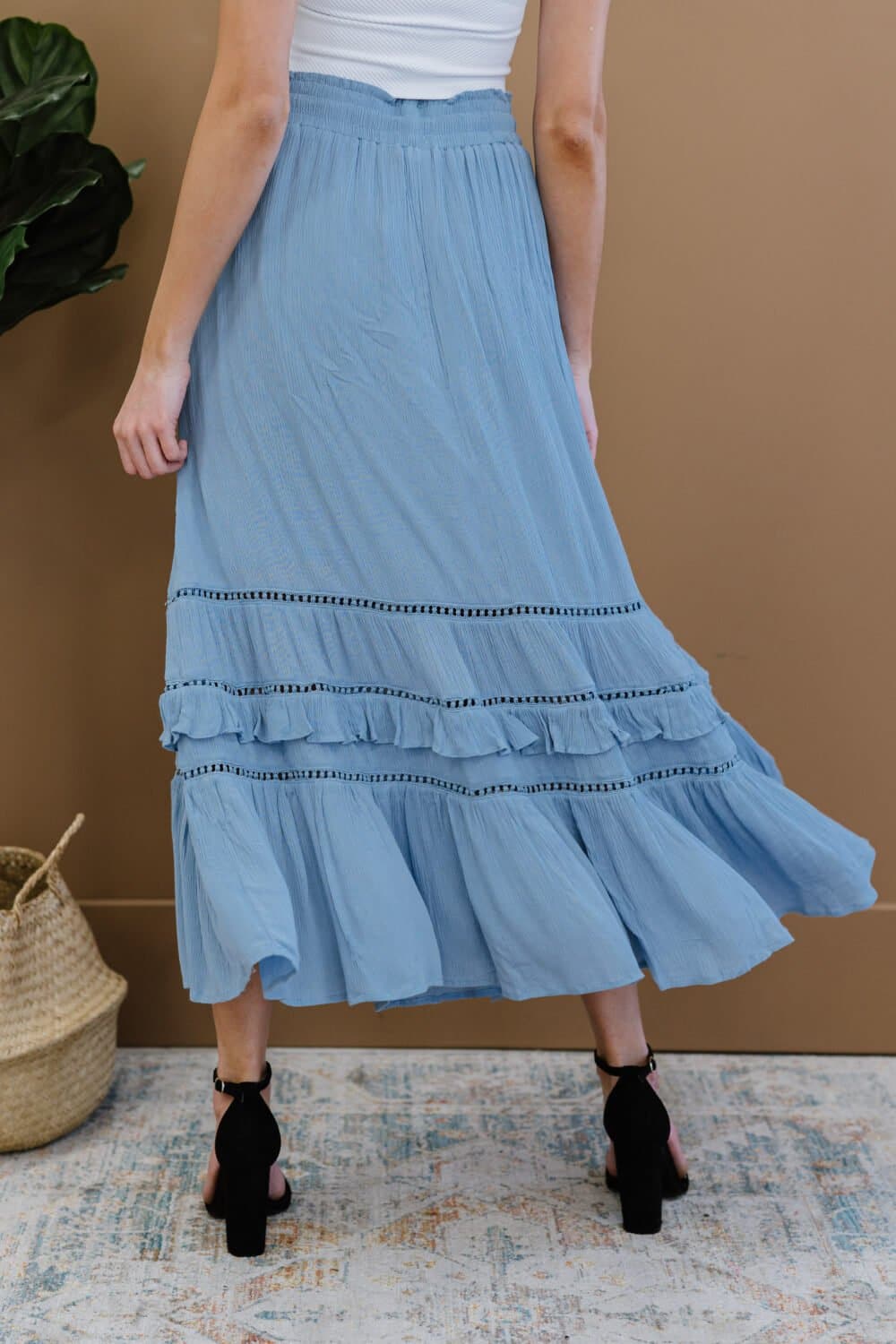 Doe & Rae First Sight Tiered Maxi Skirt - Love culture store