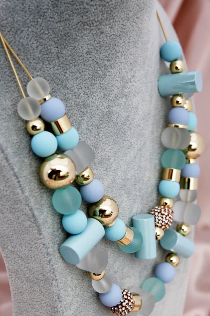 Double-Layered Beaded Necklace - Love culture store