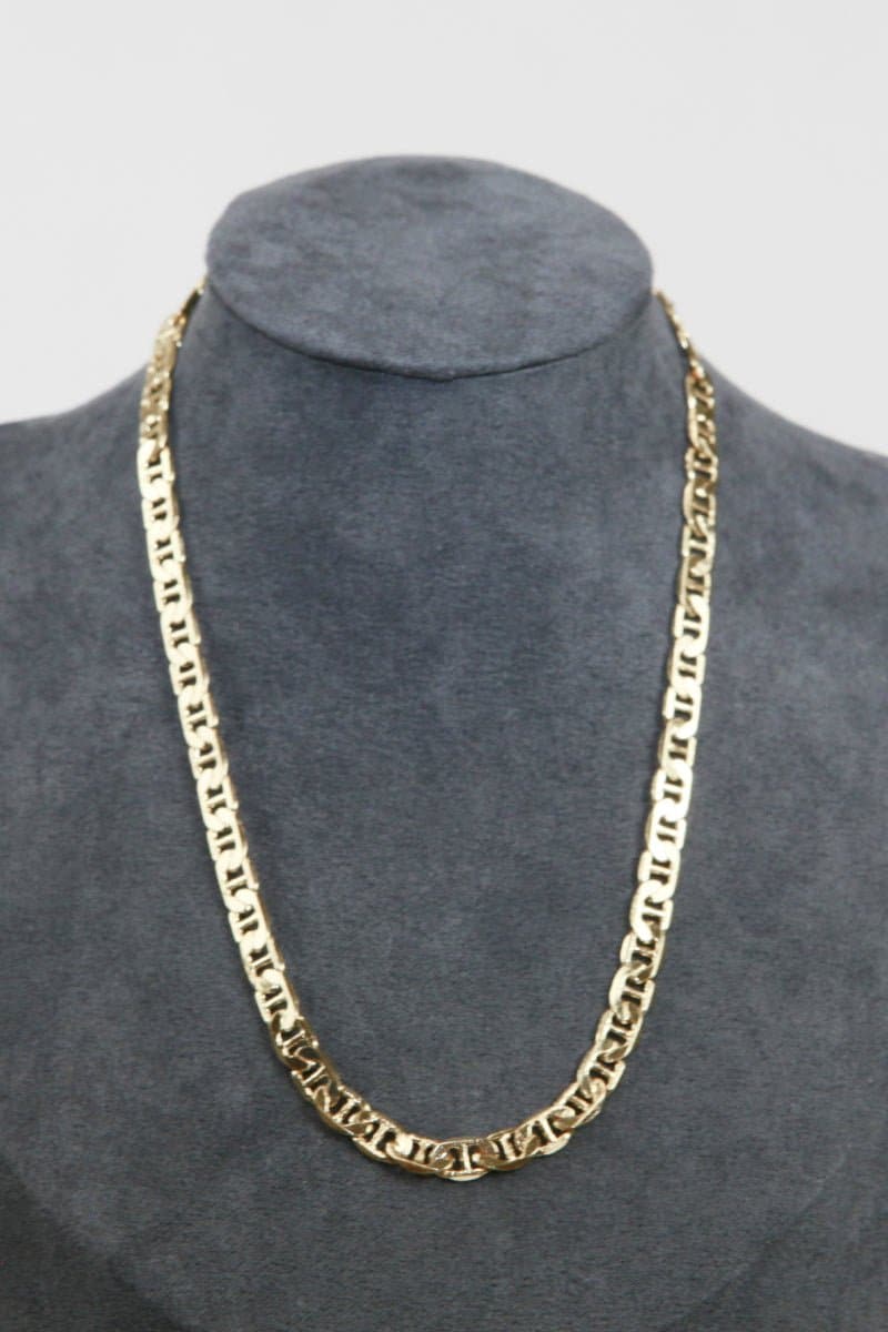 Gold Chain Geometric Inlay Necklace - Love culture store