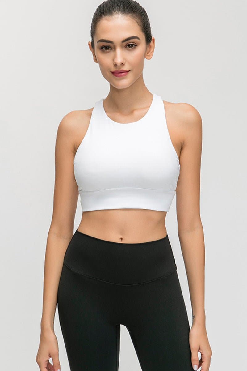 Halter Keyhole Sports Bra - Love culture store