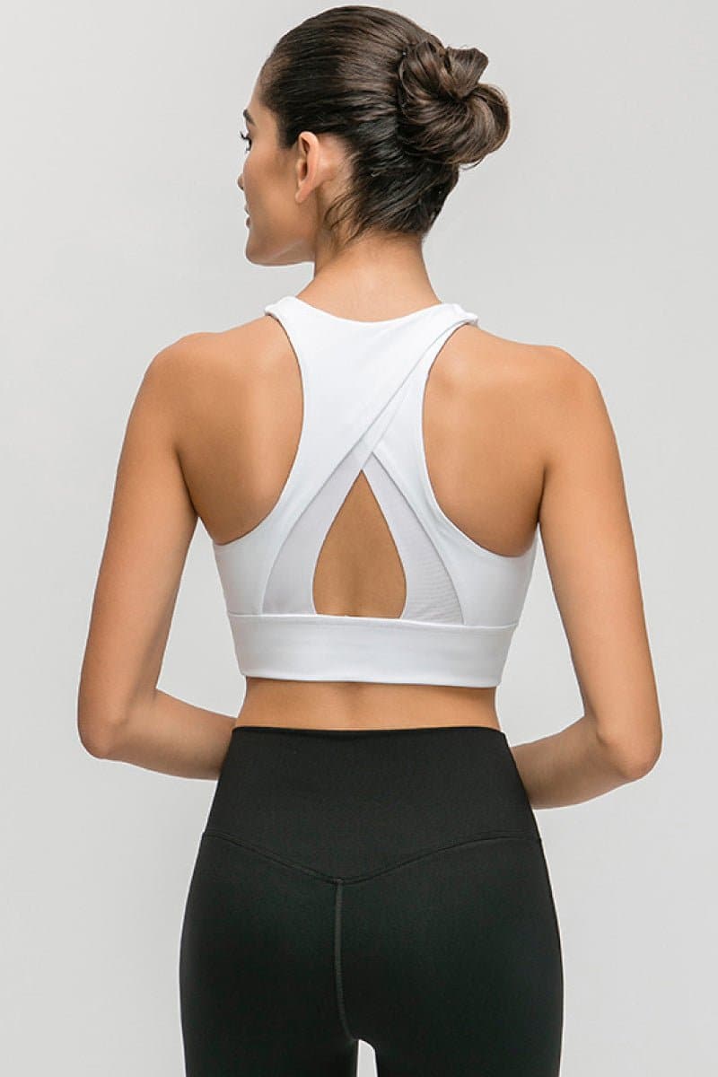 Halter Keyhole Sports Bra - Love culture store