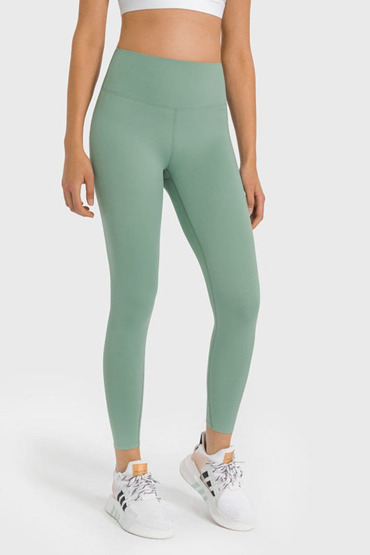 High Waist Ankle-Length Yoga Leggings - Love culture store