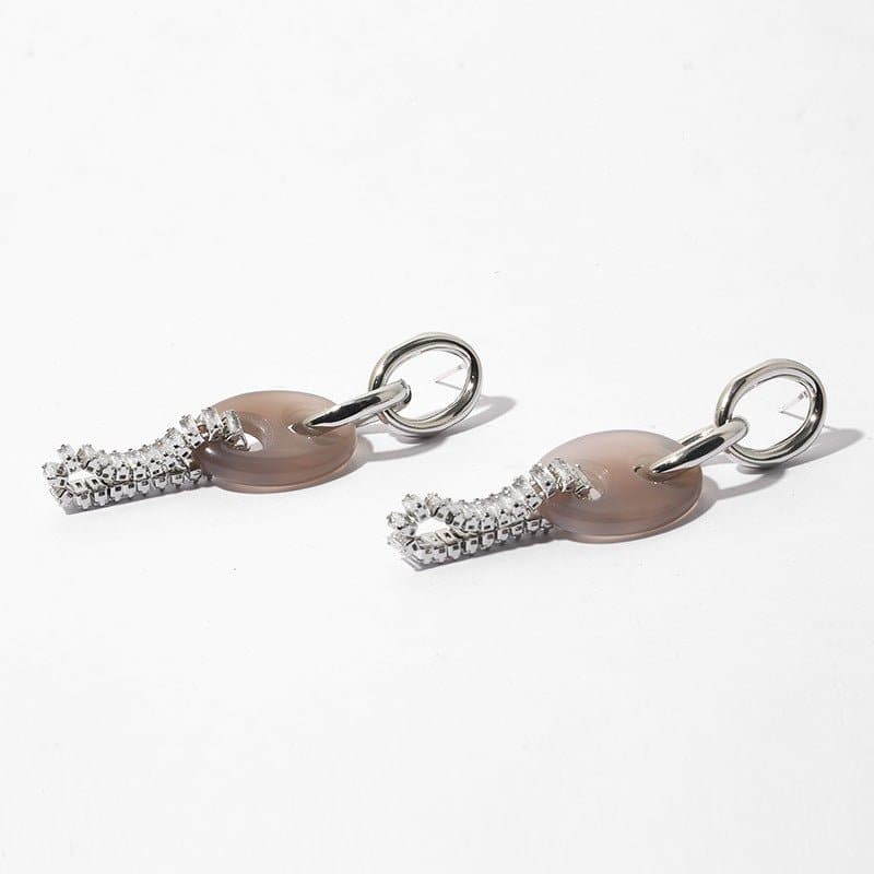 Industrial Natural Stone Earrings - Love culture store