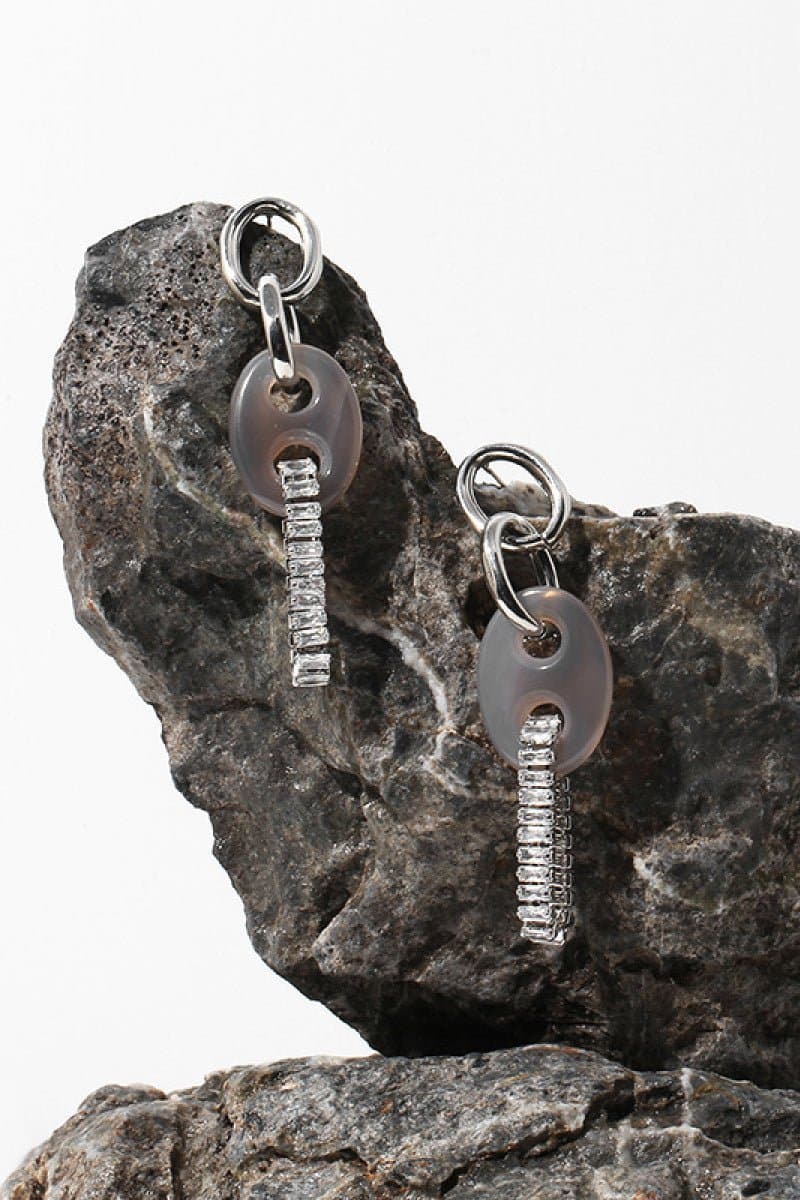 Industrial Natural Stone Earrings - Love culture store