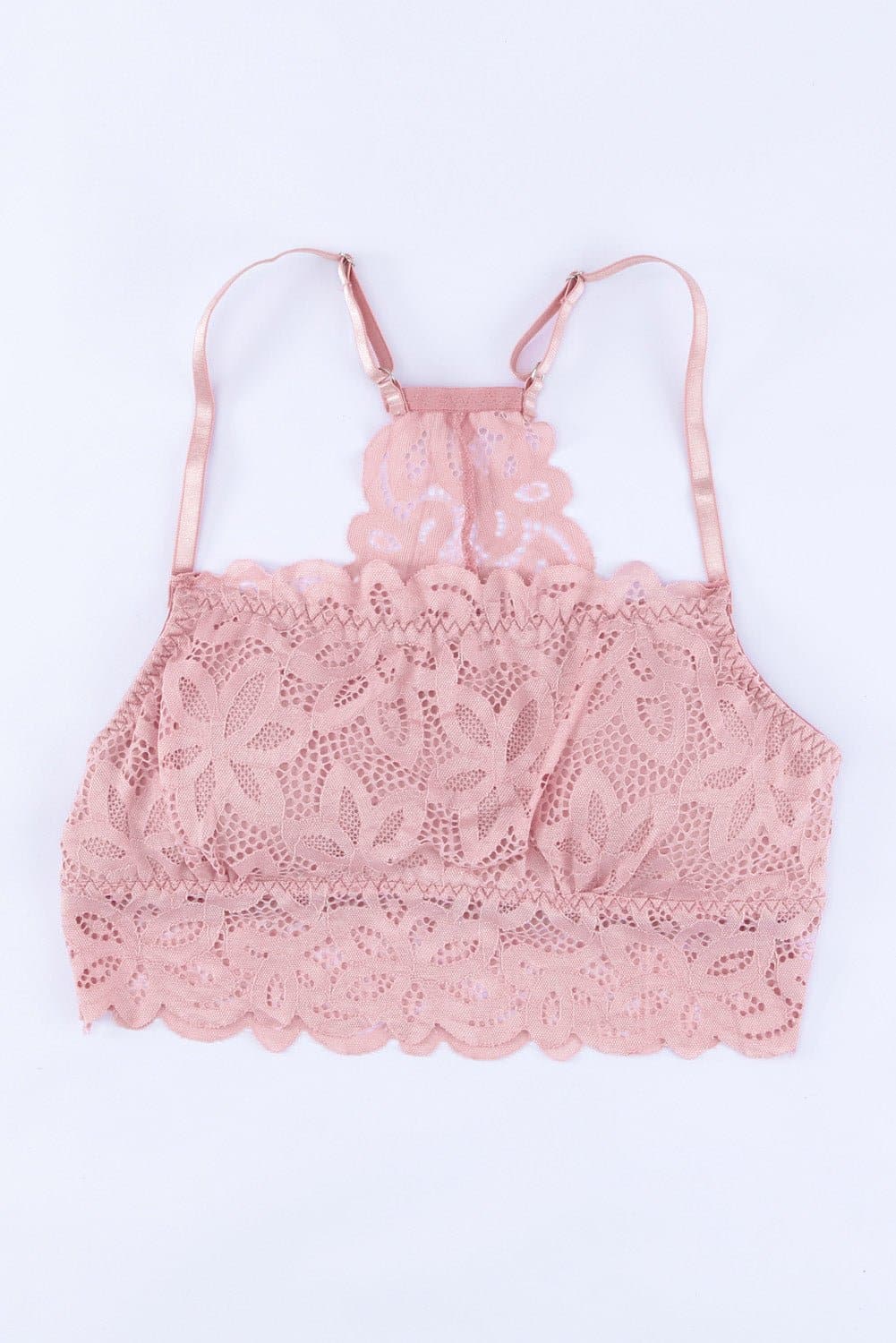 Lace Crochet Spaghetti Strap Bralette - Love culture store