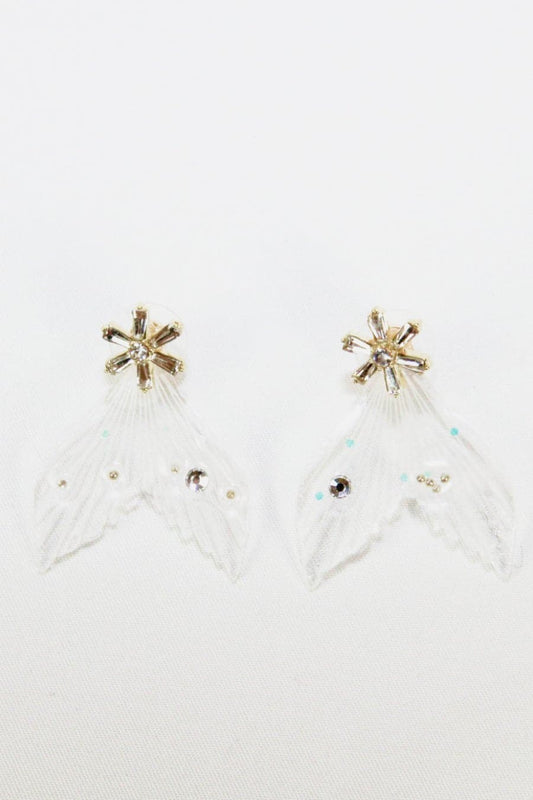 Mermaid Tail Stud Earrings - Love culture store